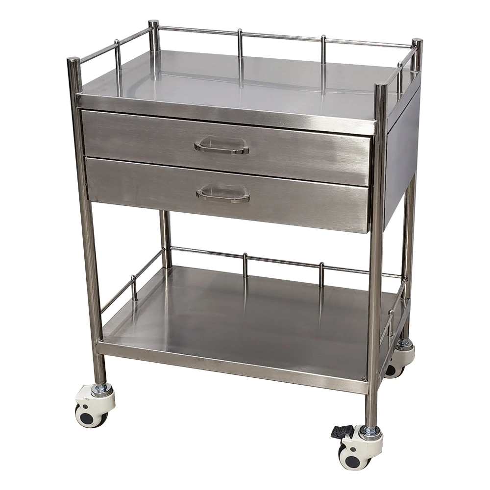 Corrosion Resistance Customized Liaison Carton Package Instrument Trolley Hospital Trolleys