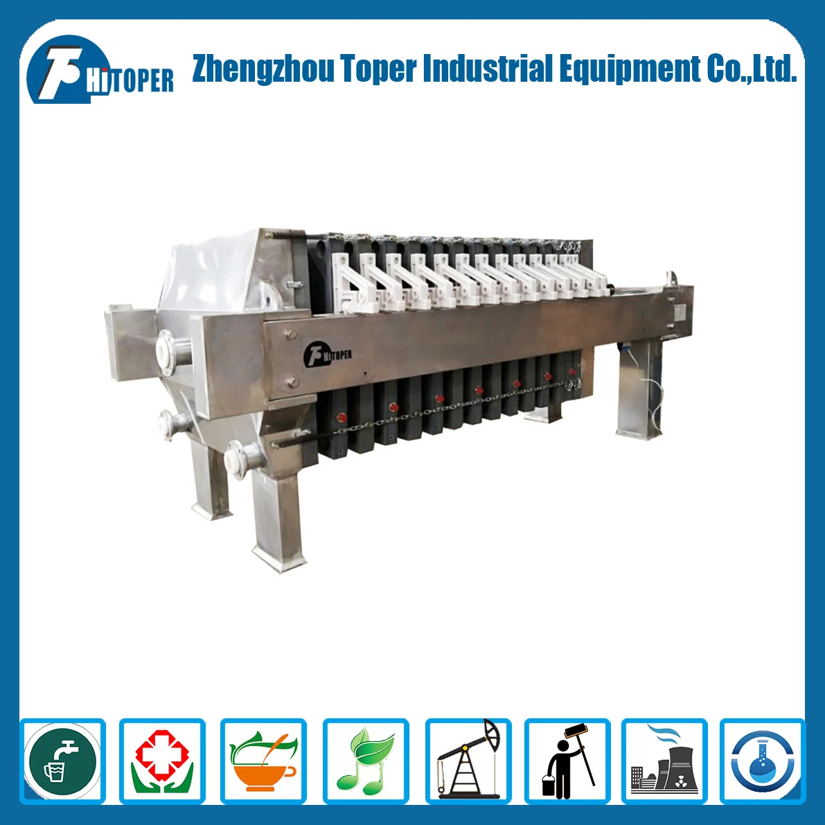 Automatic Dewatering Diaphragm Hydraulic Filter Press Machine Membrane Filter Press