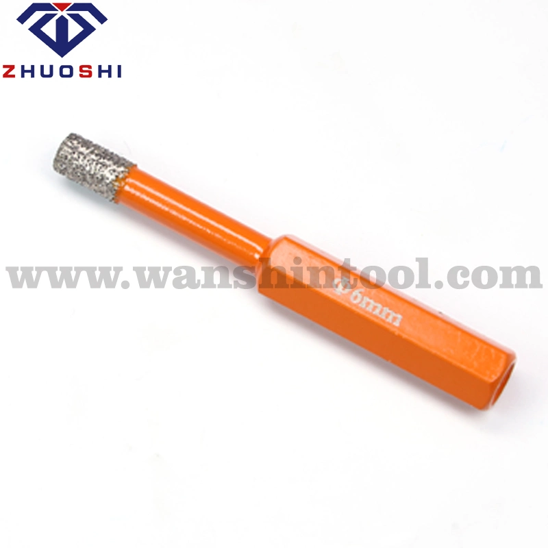 5mm Hex Shank Vacuum Brazed Diamond Drill Bit for Porcelain Tile Bit Ceramic Drill Bit