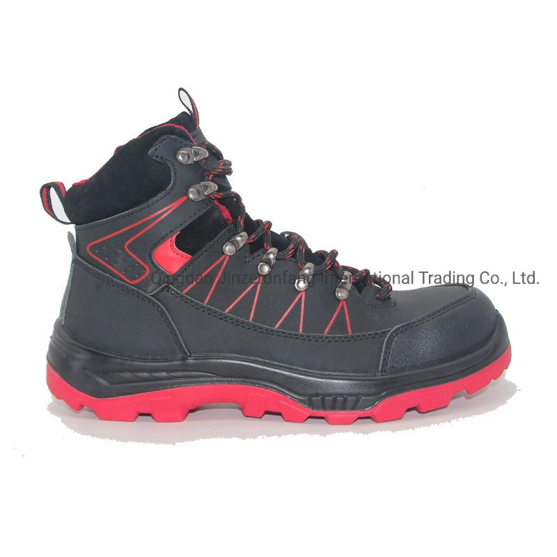 CE Unique Red Color Outsole Leather Steel Toe Fashion Men Type Safety Footwear Work Shoes