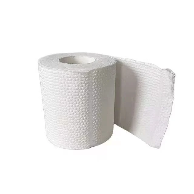 Rouleau de tissu en gros à haute absorption d'eau, rouleau de papier hygiénique 2 plis.