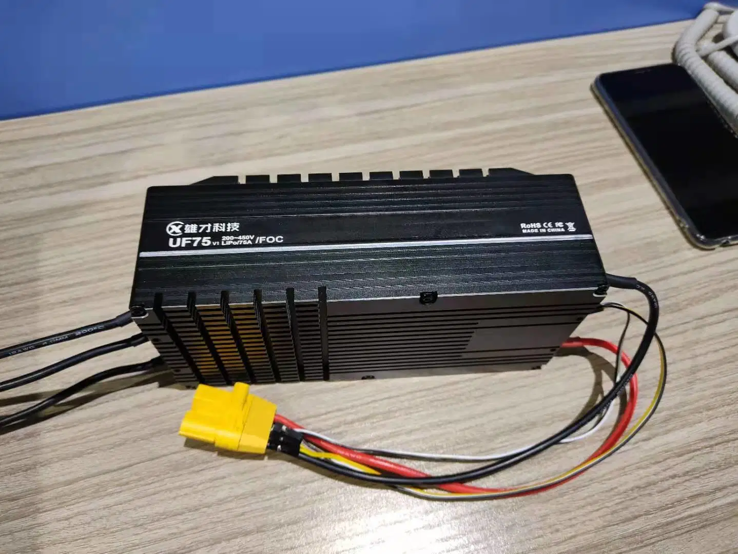 100s 400V 75A 30kw 40HP High Voltage Brushless DC Motor Automatic Electric Speed Controller with Can Foc