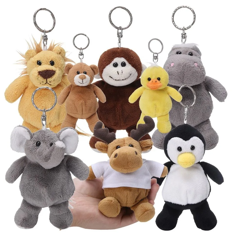 Custom Cute Stuffed Animal Plush Keychain