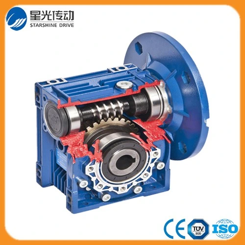 Small Industrial Worm Wheel Gearbox Aluminium Housing