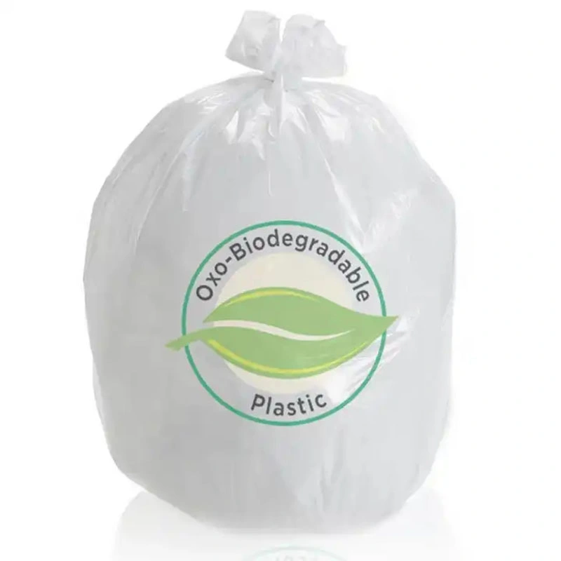 Eco Friendly 100% Compostable Biodegradable Trash Garbage Bag Pbat Waste Bag