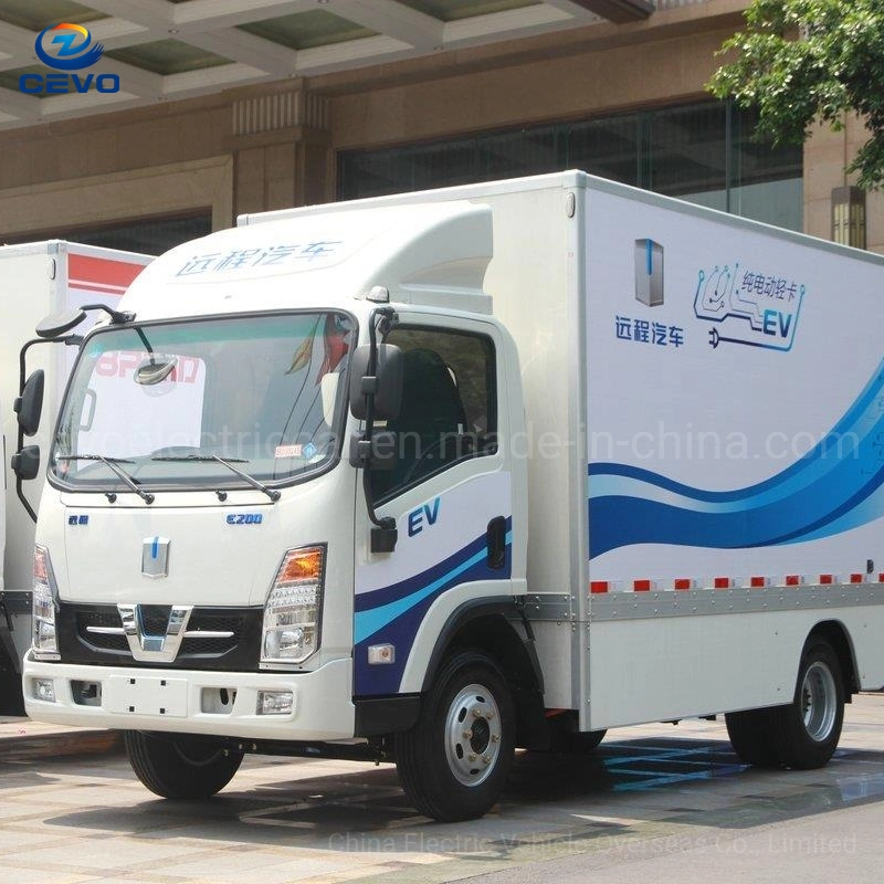 Camionnette chinoise légère de fret électrique EV pour la vente.