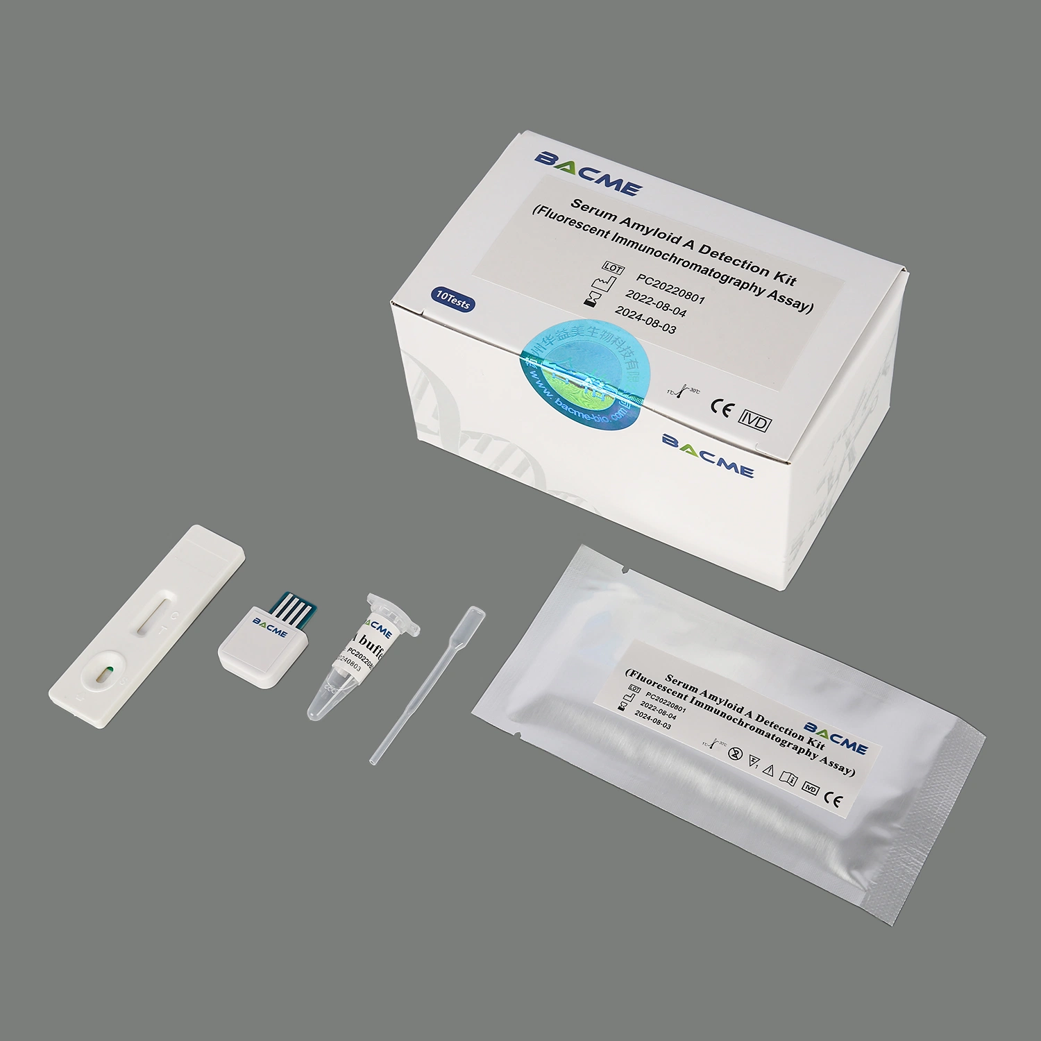 CE Marked Serum Amloid a Rapid Detection Kit