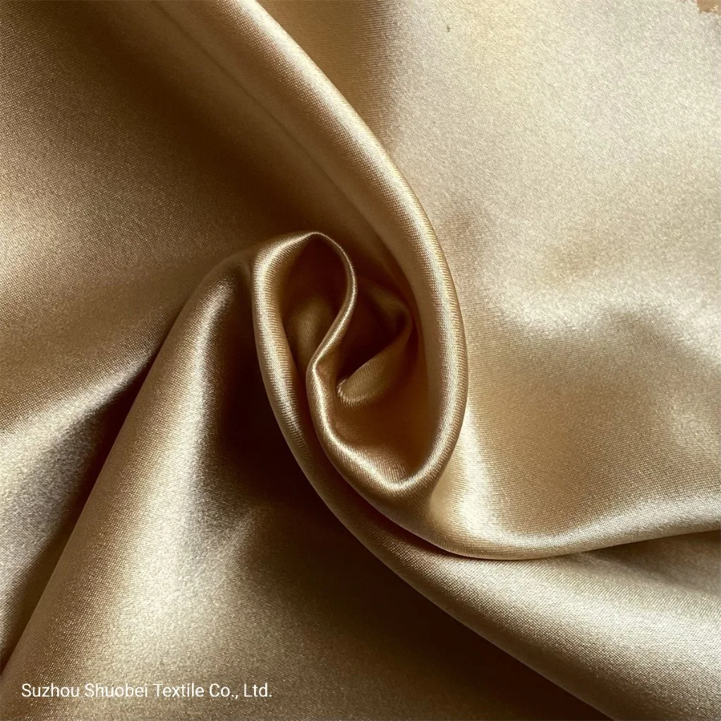 50d*75D Bright Elastic Satin Fabric for Woman&prime; S Fashion and Lacing