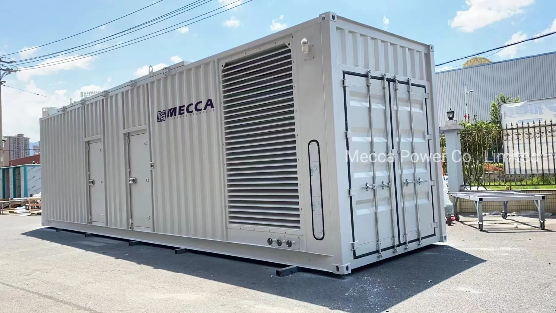 Type de conteneur de générateurs 800kVA 1000kVA 1500kVA 2000kVA Cummins industriel/Perkins/Doosan/Mitsubishi/Yuchai/Baudouin/conteneurisé MTU Générateur Diesel