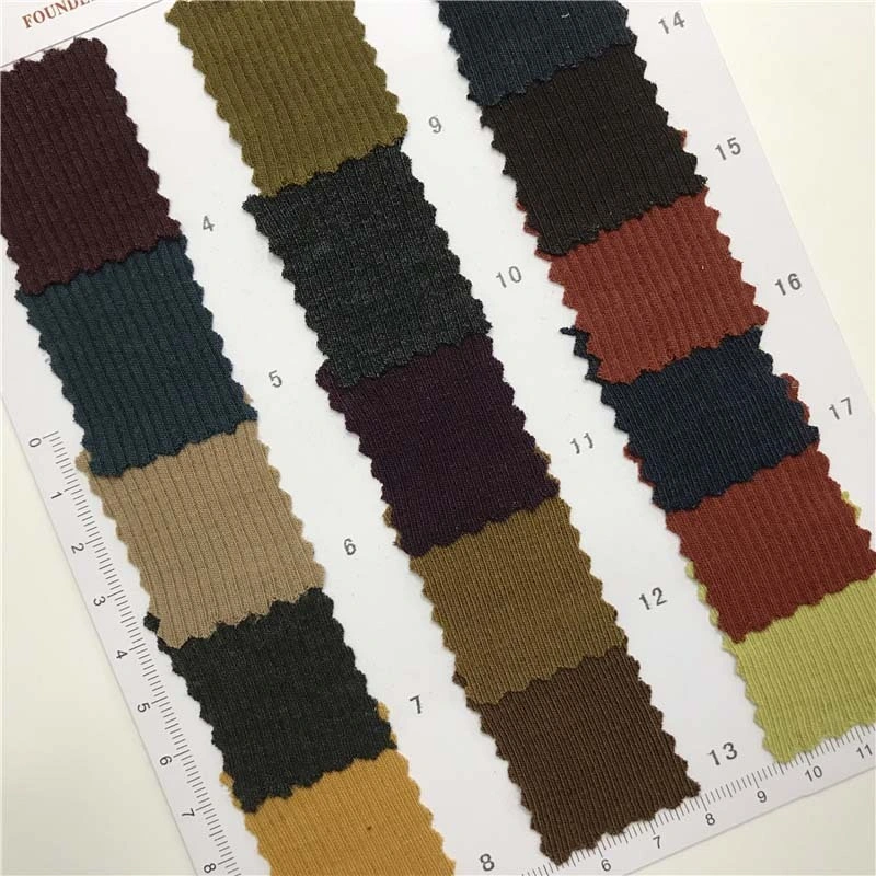 Jinpin Cashmere 34 Colours Supply T-Shirt Set Knitting Garment Fabrics