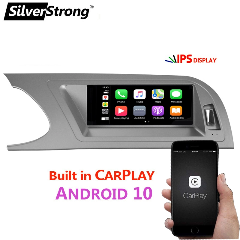 Silverstrong 8.8" Car DVD Player for Audi A4/A5 Android 10.0 GPS Navigation Built-in Carplay DSP