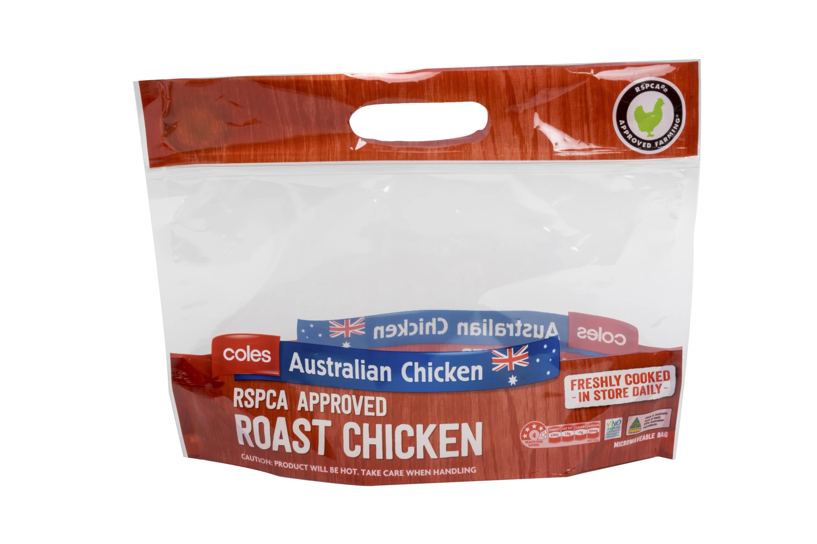 Plastic Stand up Microwave Roasted Hot Chicken Bags