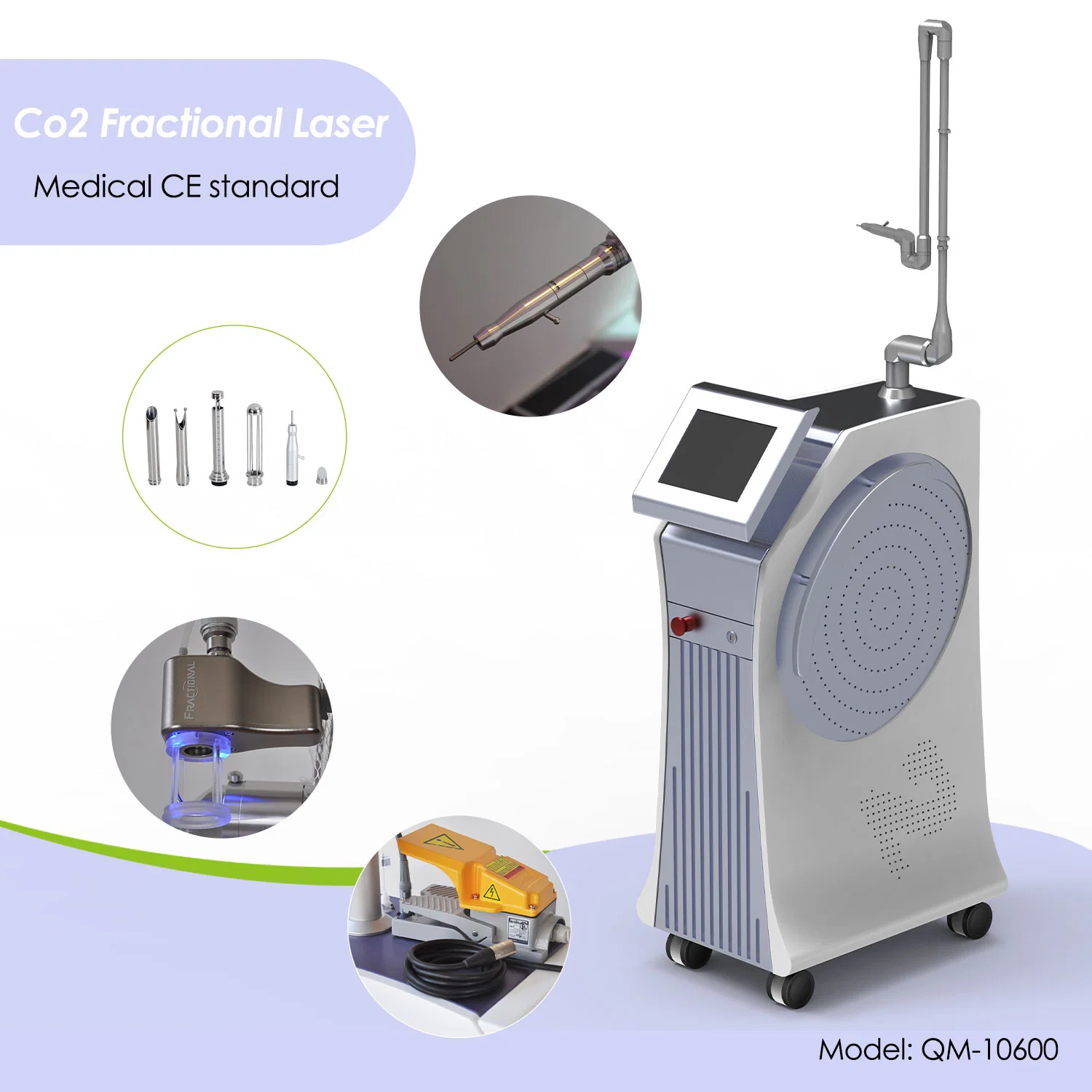 Qm Medical Beauty Equipment Fractional CO2 Laser Vaginal Tightening Machine