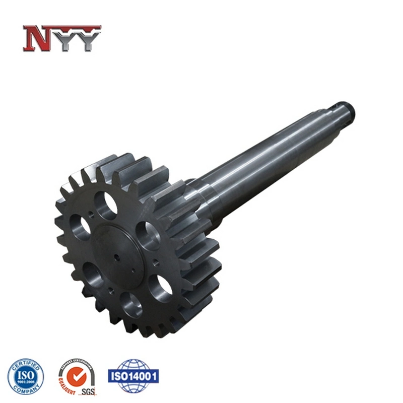 Drive Helical Gear Shaft with Alloy Steel for Gearbox