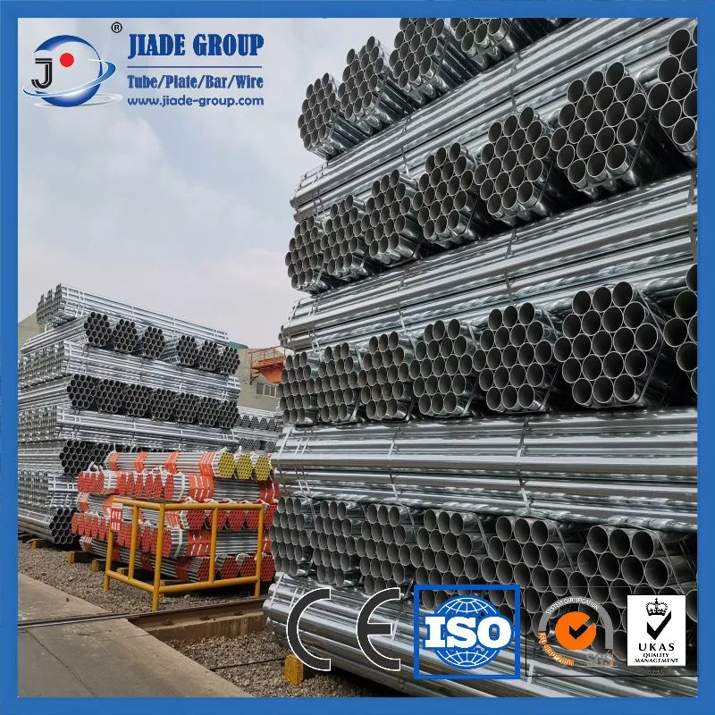 Hot DIP Galvanized Steel Pipe for Water Pipe, Water/Gas Transport, Fluid Pipe