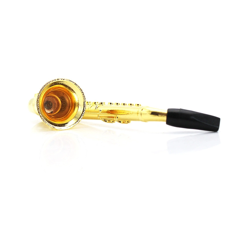 Saxophone Metal Pipe Trumpet with Mesh New Hot Selling Metal Pipe Smoking