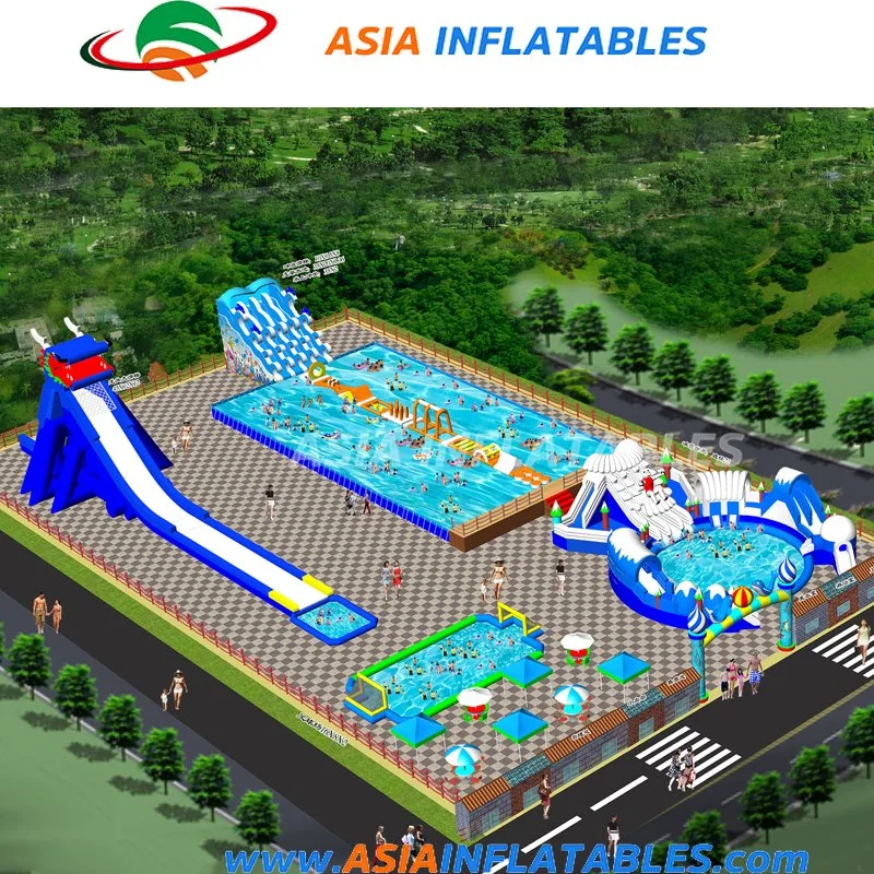 Outdoor Inflatable Amusement Park Project for Kids & Adults Inflatable Water Sports