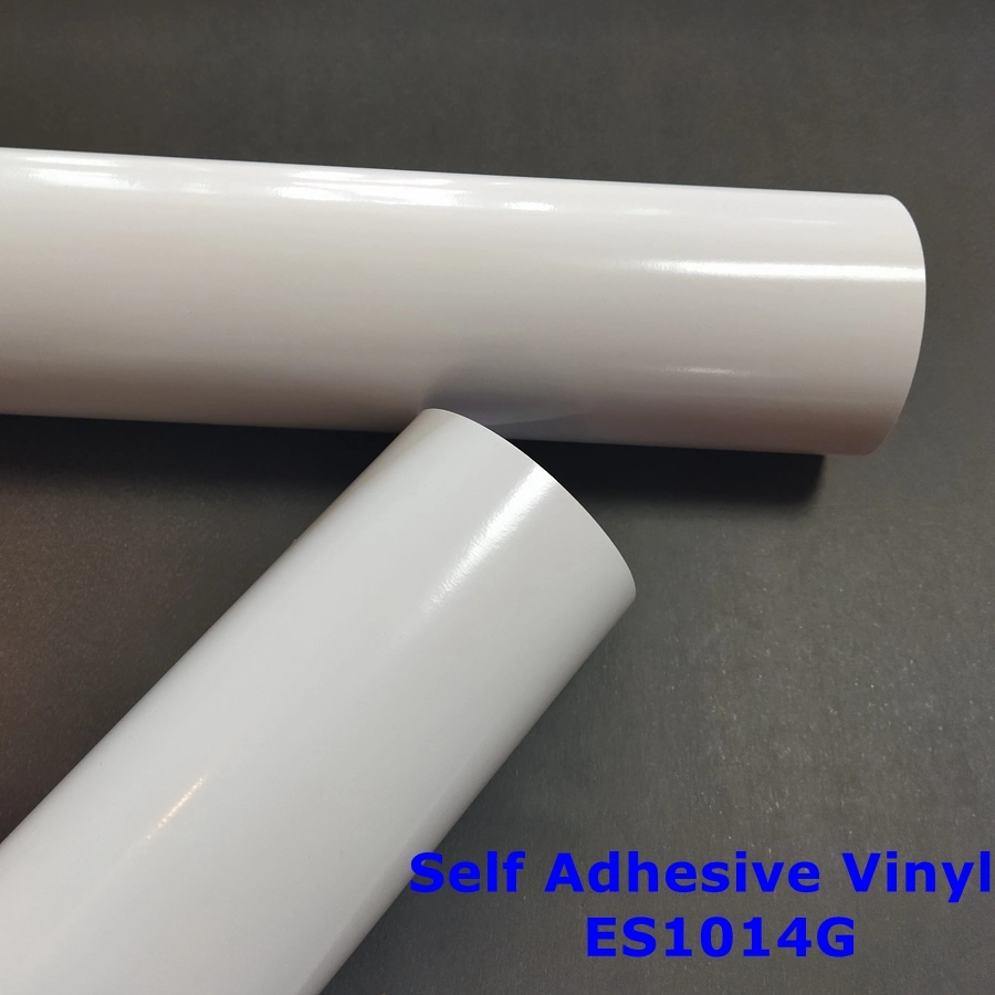 100mic Monomeric White Glossy PVC Vinyl Solvent Printable Self Adhesive Vinyl