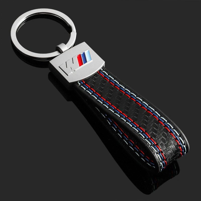 Wholesale/Supplier Metal and Leather Self Defense Car Accessories Decoration Promotional Gift Keychain for Car Custom Logo Luxury Designer Key Chain