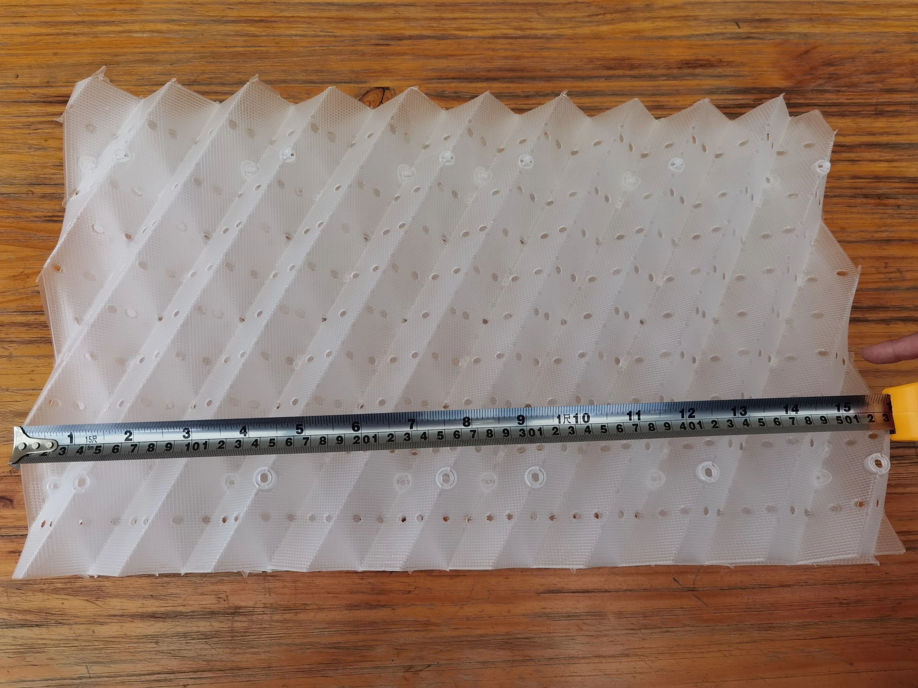 Plastic 252y Corrugated Perforate Structured Packing