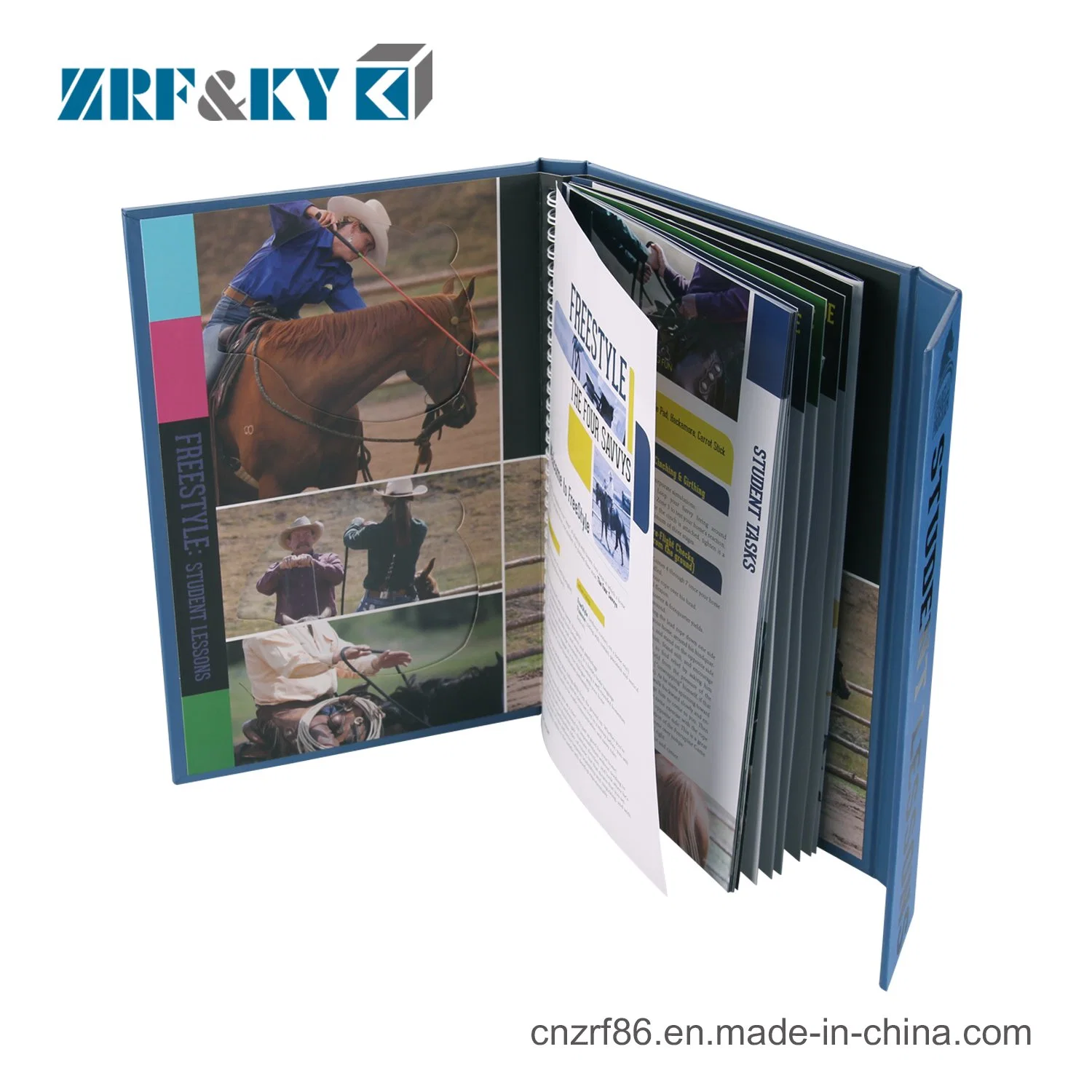 Custom Printed Professional Soft/Hard Cover Spiral/Saddle Stitched Binding Instruction/Catalog/Magazine/Brochure/Book/Pamphlets/Notebook/Booklet Printing