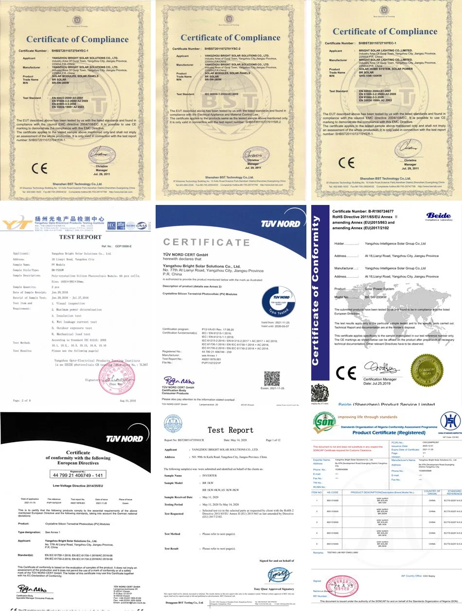 Bateria de célula de lítio comercial Sistema de Energia Solar Recipiente de Armazenamento Ess Ess-1mwh