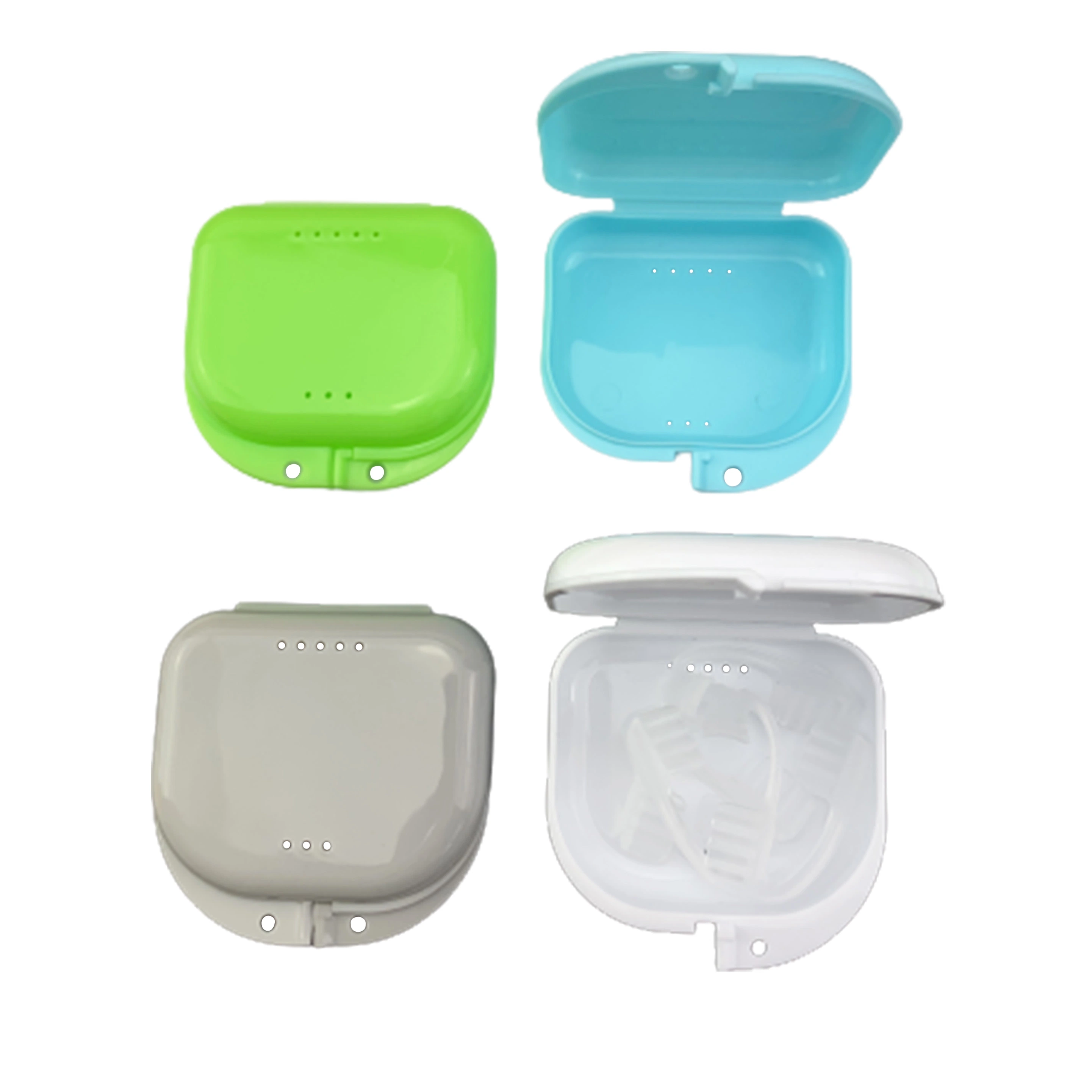 Invisible Retainer Portable Box Dental Half-Mouth Tooth Storage Box