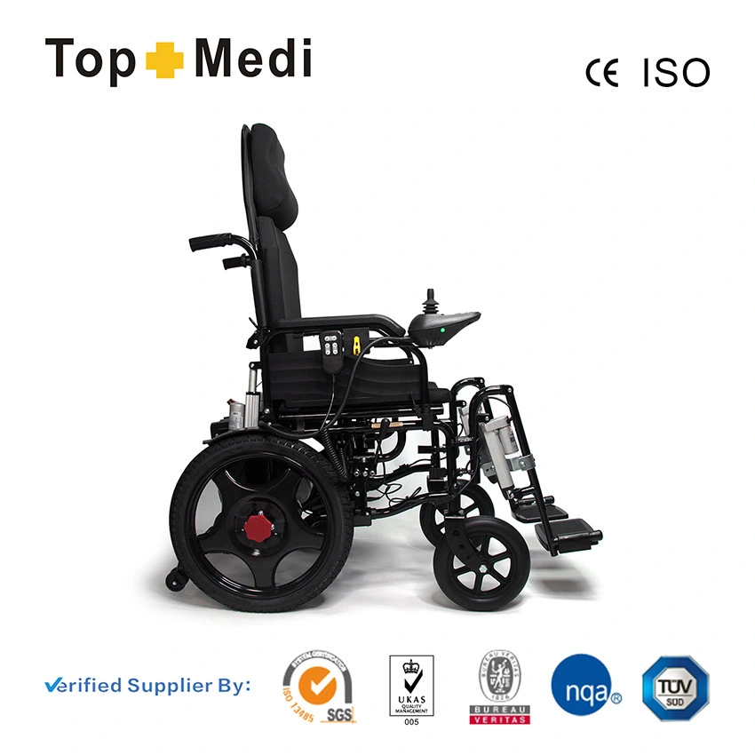 Fabrik Preis Neu Topmedi Silla De Ruedas Verwendet China Reclining Elektrischer Rollstuhl