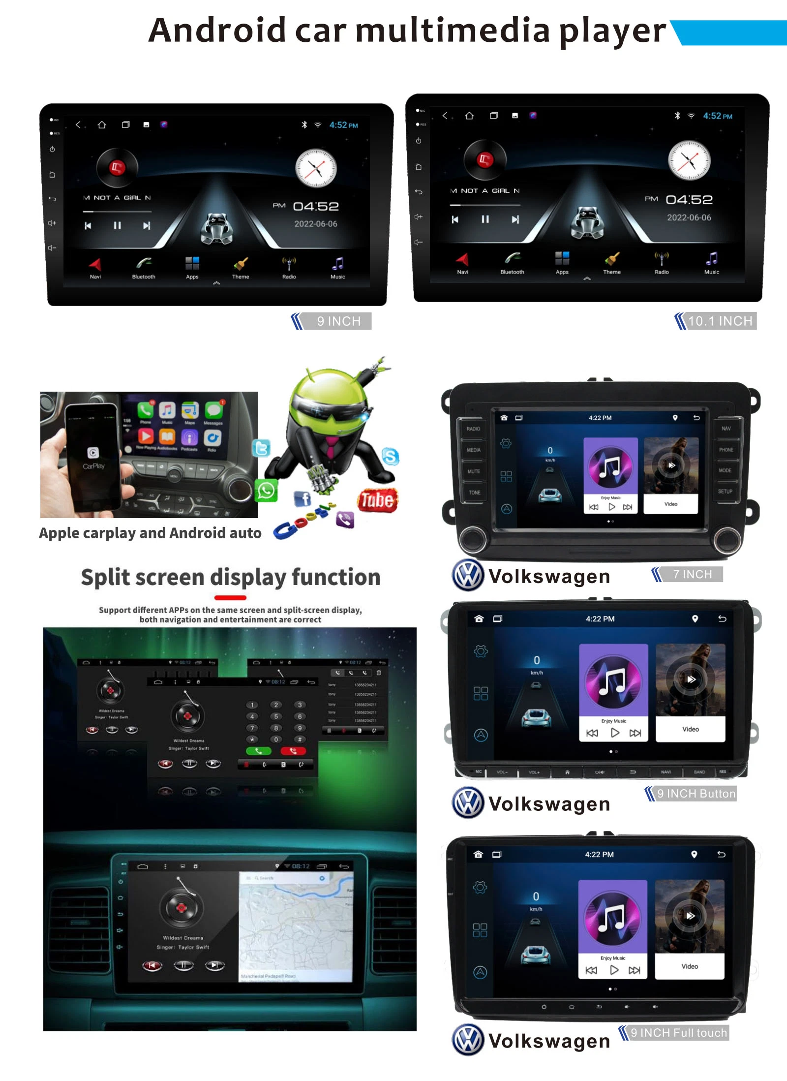 MP5 Car Player Good Quality 7060