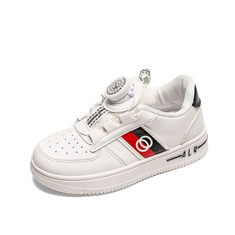 New Arrival White Sneakers Anti Slip Kids Board Casual Shoes