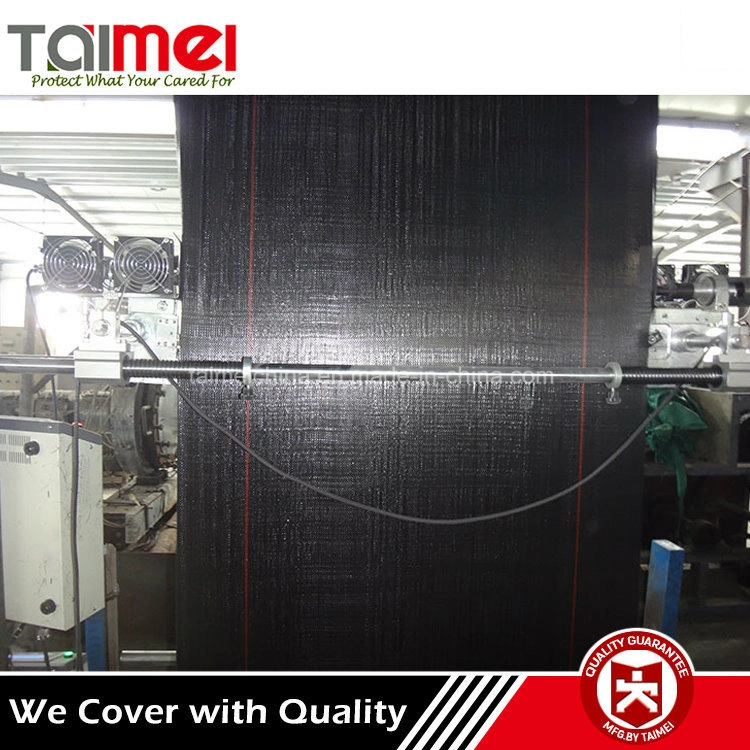 Black PP Woven Weed Barrier Prevention Fabric Cloth