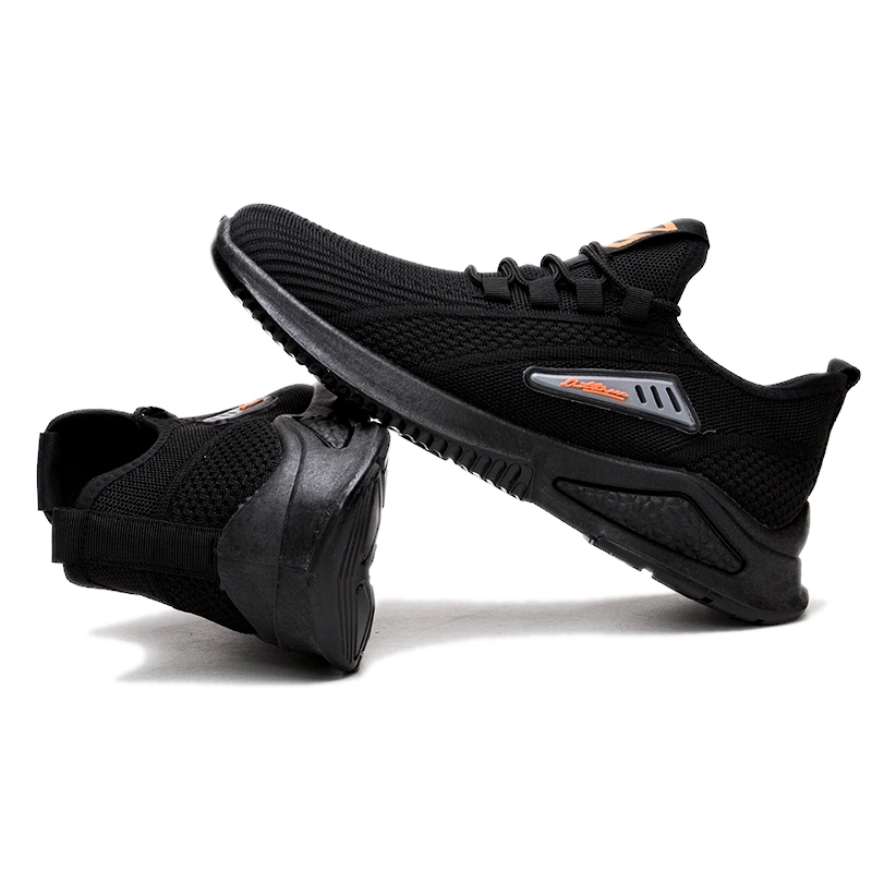 New 2021 Spring Breathable Fly Knitted Athletic Men Trainer Walking Shoes