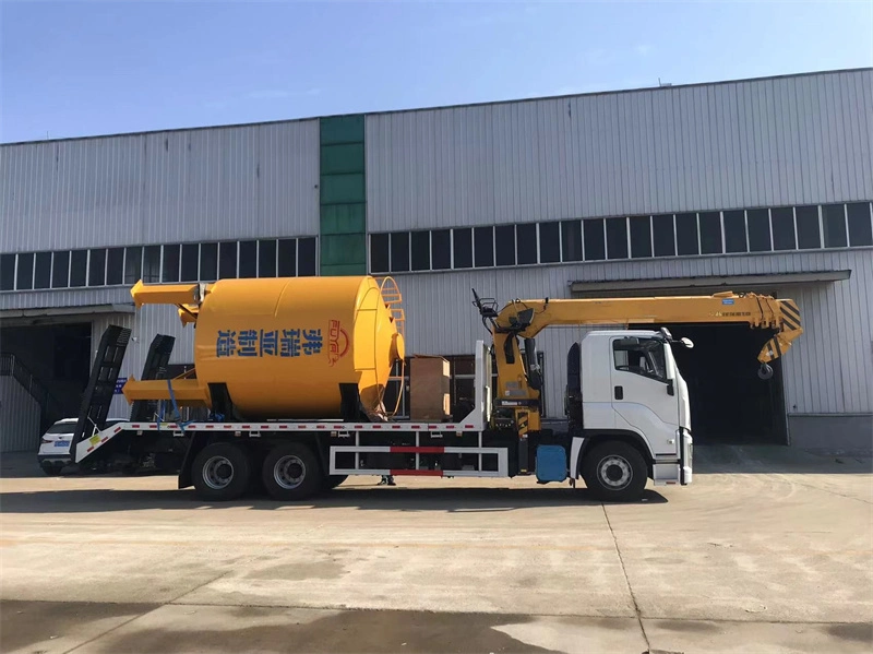 Isuz Giga 10t 10ton Truck-Mounted Telescopic Boom Crane