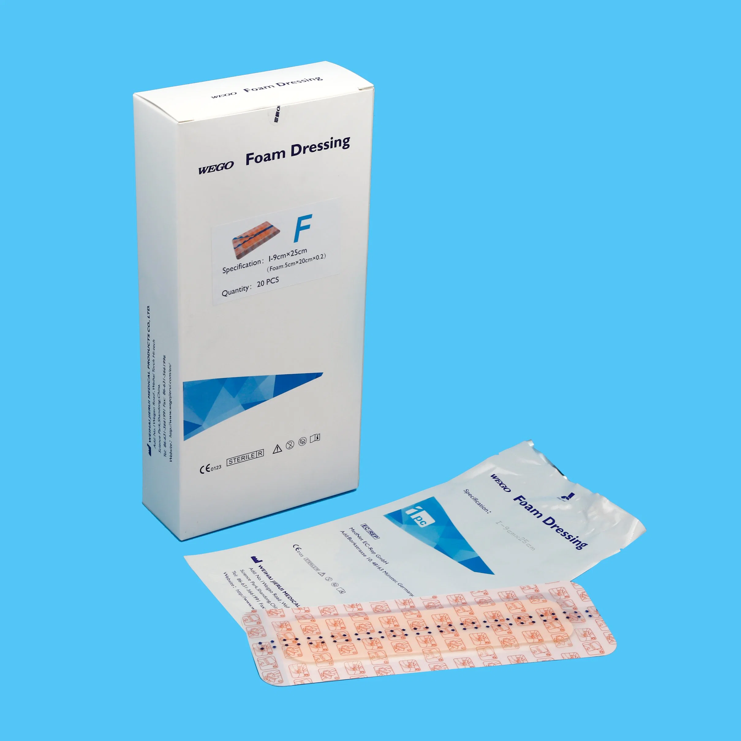 Good Quality Absorbent Surgical Medical Silicone Foam Dressing