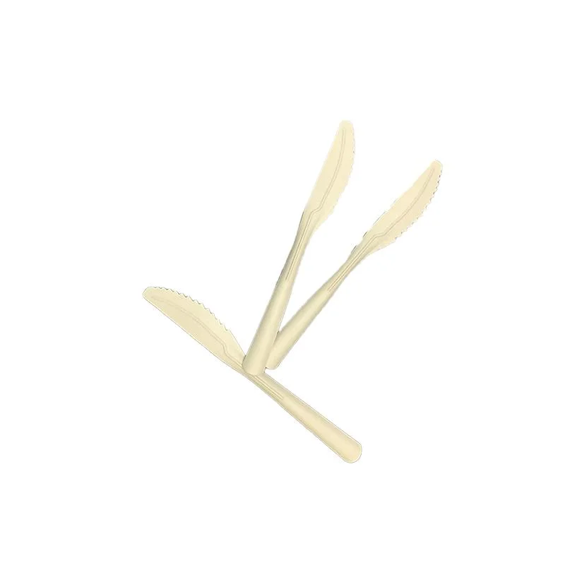 Disposable Wooden Spoon Fork Knife Biodegradable Wood Tableware Wooden Cutlery Set