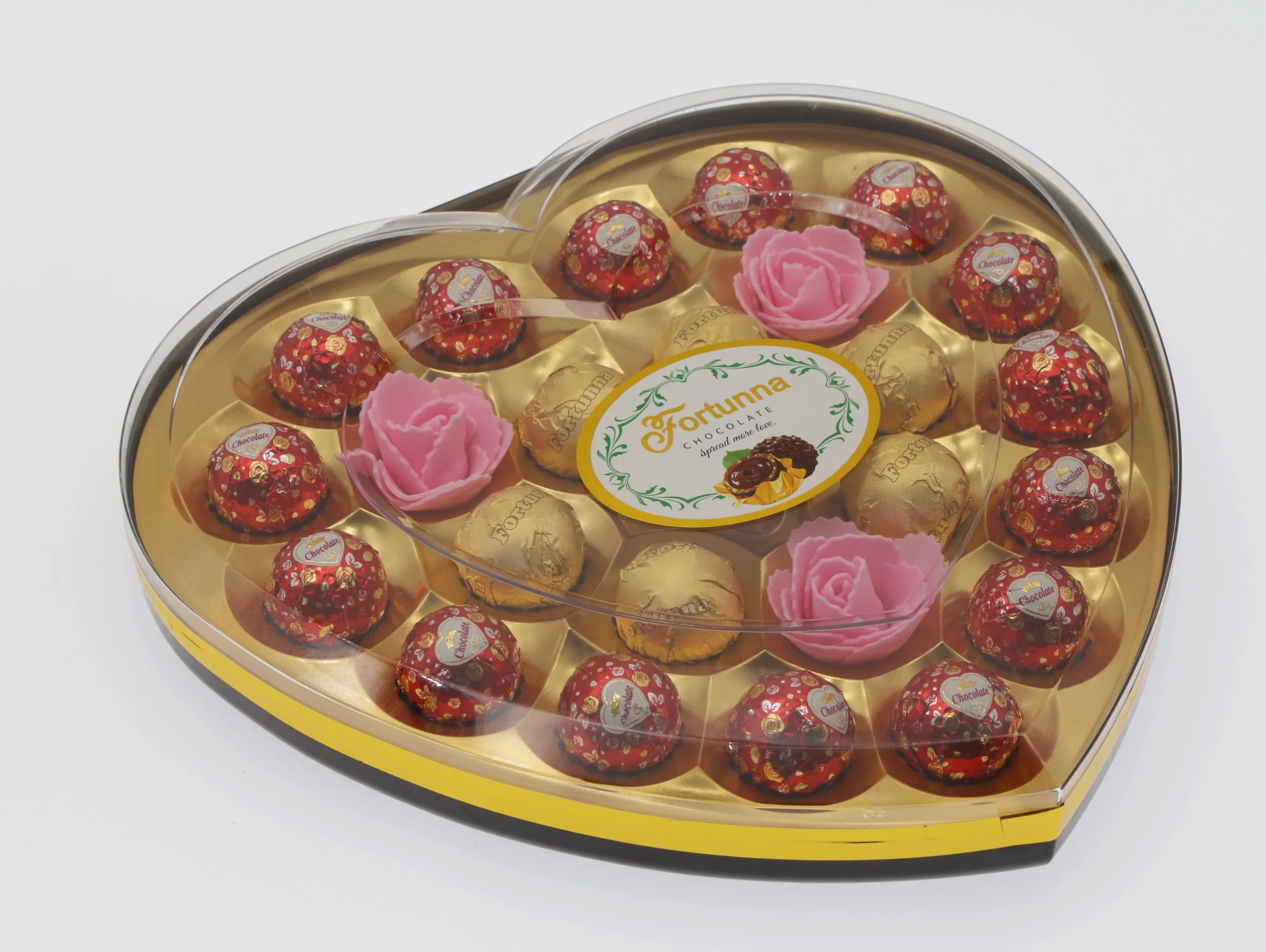 24PCS Crispy Wafer Ball Chocolate Coated with Peanut 300g