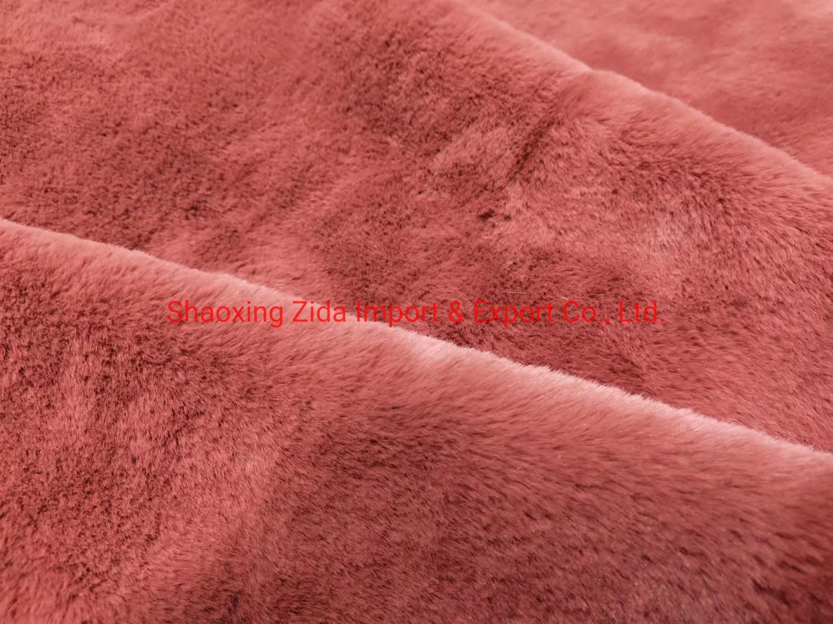 100%Polyester PV Fleece Knitting Fabric (Rabbit-Like)