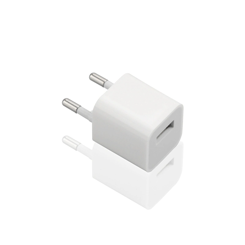 Universal White 5V1a Us/EU Plug USB Power Adapter for iPhone