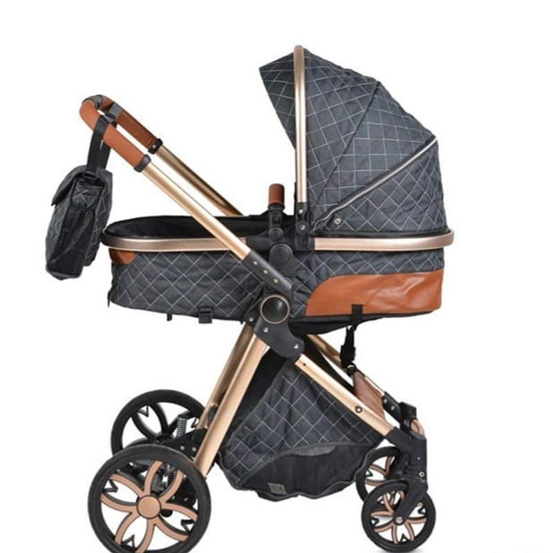 Germany High quality/High cost performance  Customized Frame New Born Baby Sleeping Pram Carry 3 in 1 High View Baby Stroller