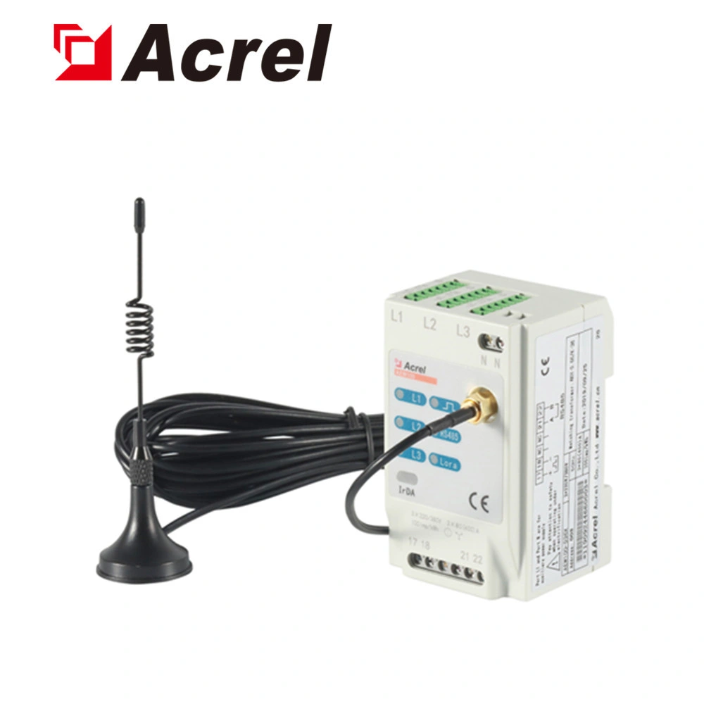 Acrel Aew100-D36 Split Core CT Wireless 470MHz Three Phase Multi-Function Digital DIN Rail Energy Meter Watt-Hour Meter Energy Meter of Small Size