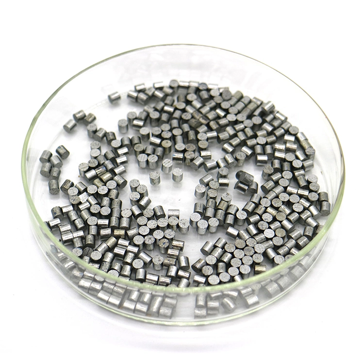 Xinkang 99.95% Purity 3mm 6mm Evaporation Material Molybdenum Pellets for PVD Coating