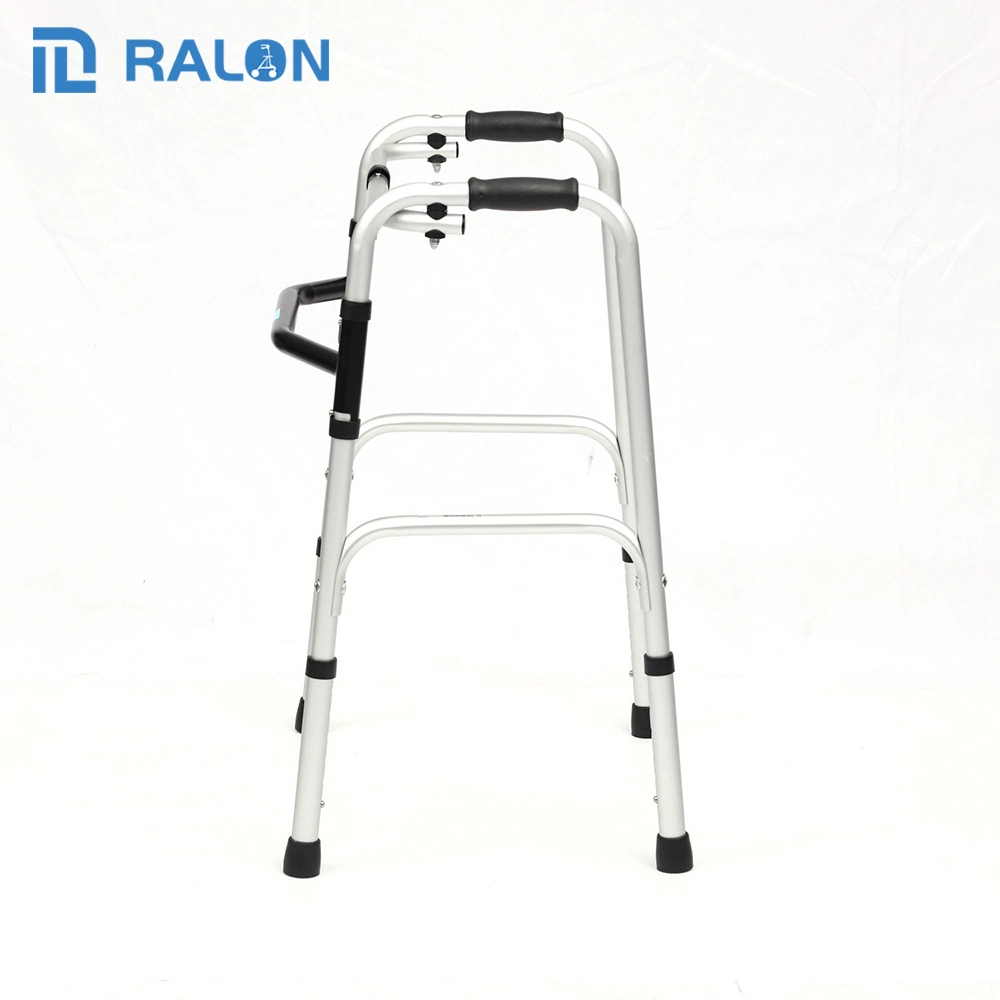 Ralon Medical Folding Walking Stick Height Adjustable Mobility Walking Frame