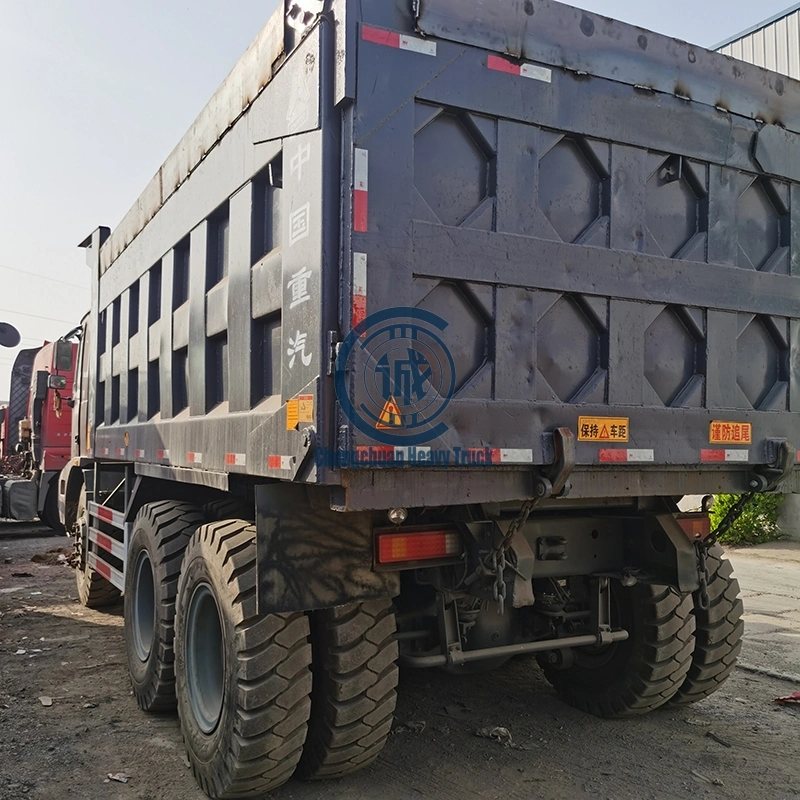 Buen estado camión Minero HOWO camión 6X4 HOWO camión usado renovación 10 Comercio de exportación 375hp neumáticos a la venta en Ghana