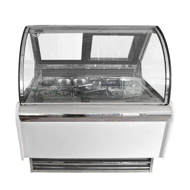 Commercial Mini Ice Cream Display Freezer Gelato Display Case