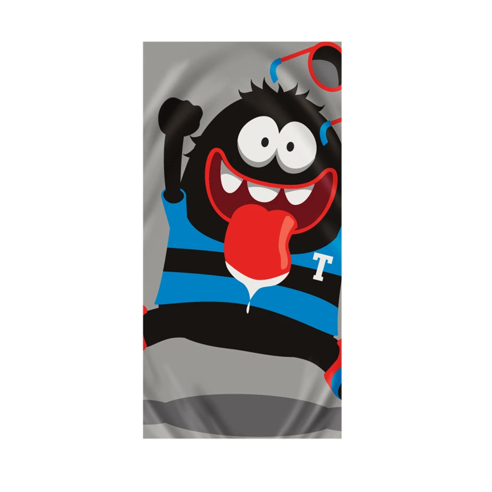 Custom Design Printed Cartoon Microfiber Sport Towel Made Absorbent Quick Dry