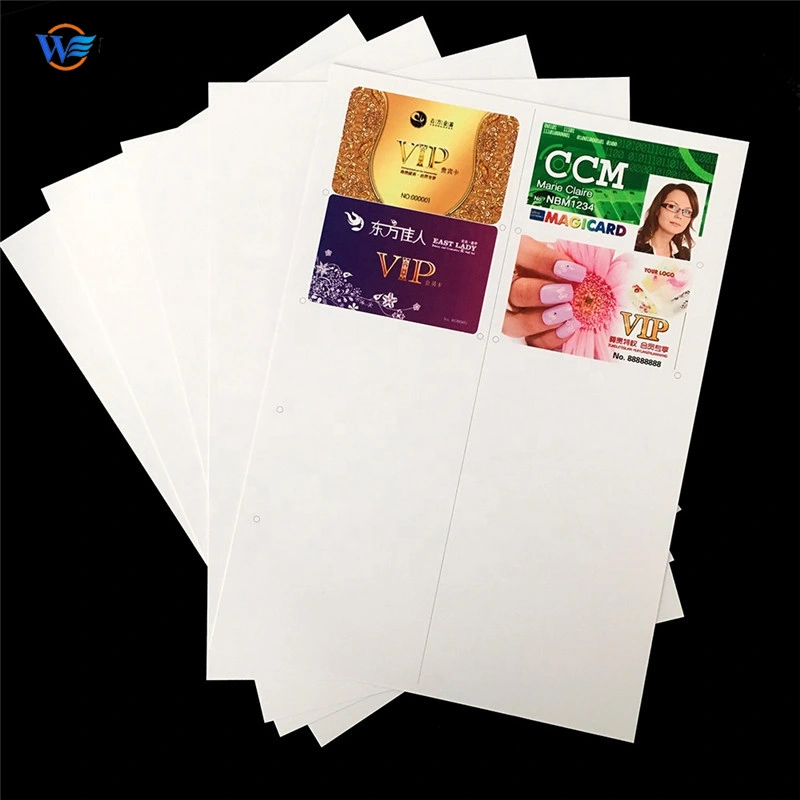 0.32mm Rigid PVC White Sheet Printing for Printing Production Card with Landscape Portrait