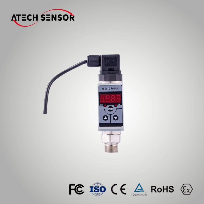 Atech 4-20mA 0-10V Industrial Smart Pressure Switch for Hydraulic and Pneumatic Systems