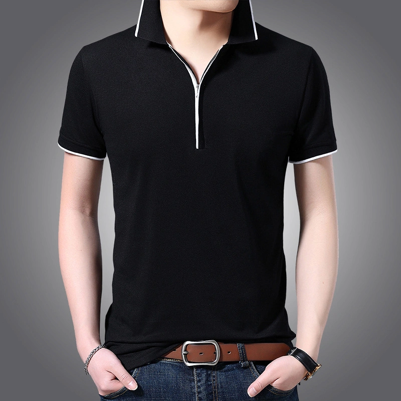 Factory Price Wholesale/Supplier 100% Organic Cotton Printing Raglan Sleeve Short Sleeve Double Polo Shirts Business Polo Shirt