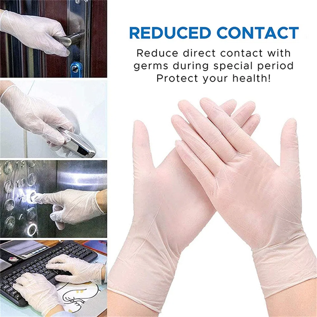 Examination Industrial Dishwashing Kitchen Work Garden Latex Free Disposable PVC Vinyl Gloves