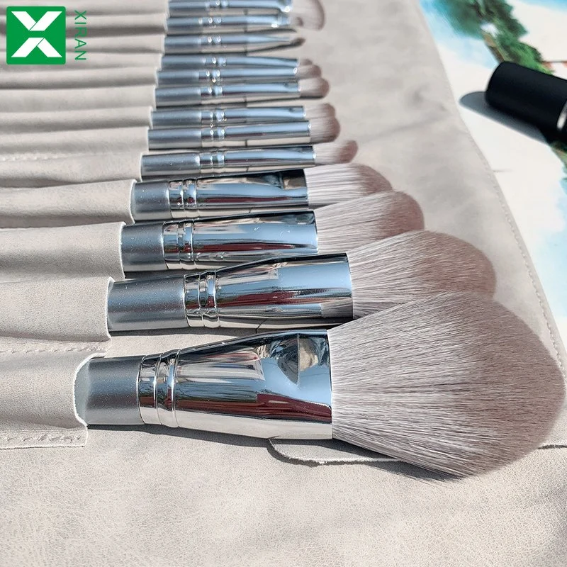 En Stock 14PC principiantes pincel de maquillaje Set de etiqueta privada